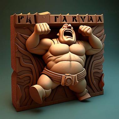 3D model The Adventures of Fatman game (STL)